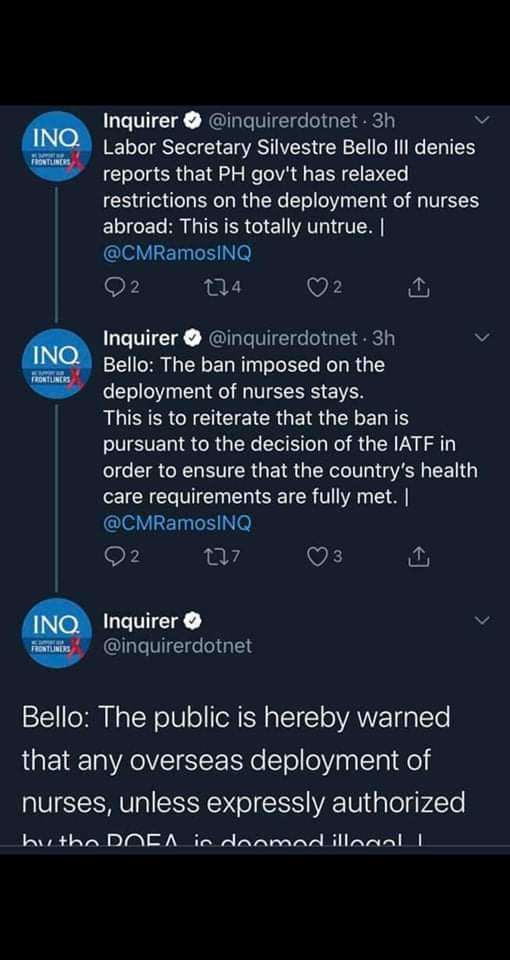 moonridaz's tweet photo. King inang IATF to wala n ngang nagawang tama sobrang pahirap pa! King ina nyo kakarmahin din kayo mga utak bihang militar sama nyo n si Puque ,,l,,!!! 
#LiftHCWbanNOW https://t.co/DaRCy671cY
