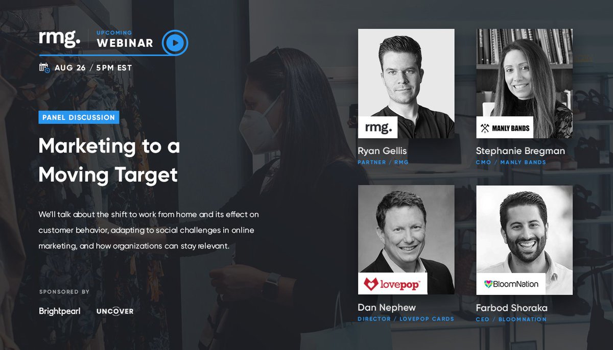 ow.ly/IylQ50AZw7m
Happy Friday! Start your weekend off right by registering for this not to miss live panel discussion featuring thought leaders from Manly Bands, Lovepop and BloomNation. Sign up now!

Sponsored by Brightpearl | Uncover