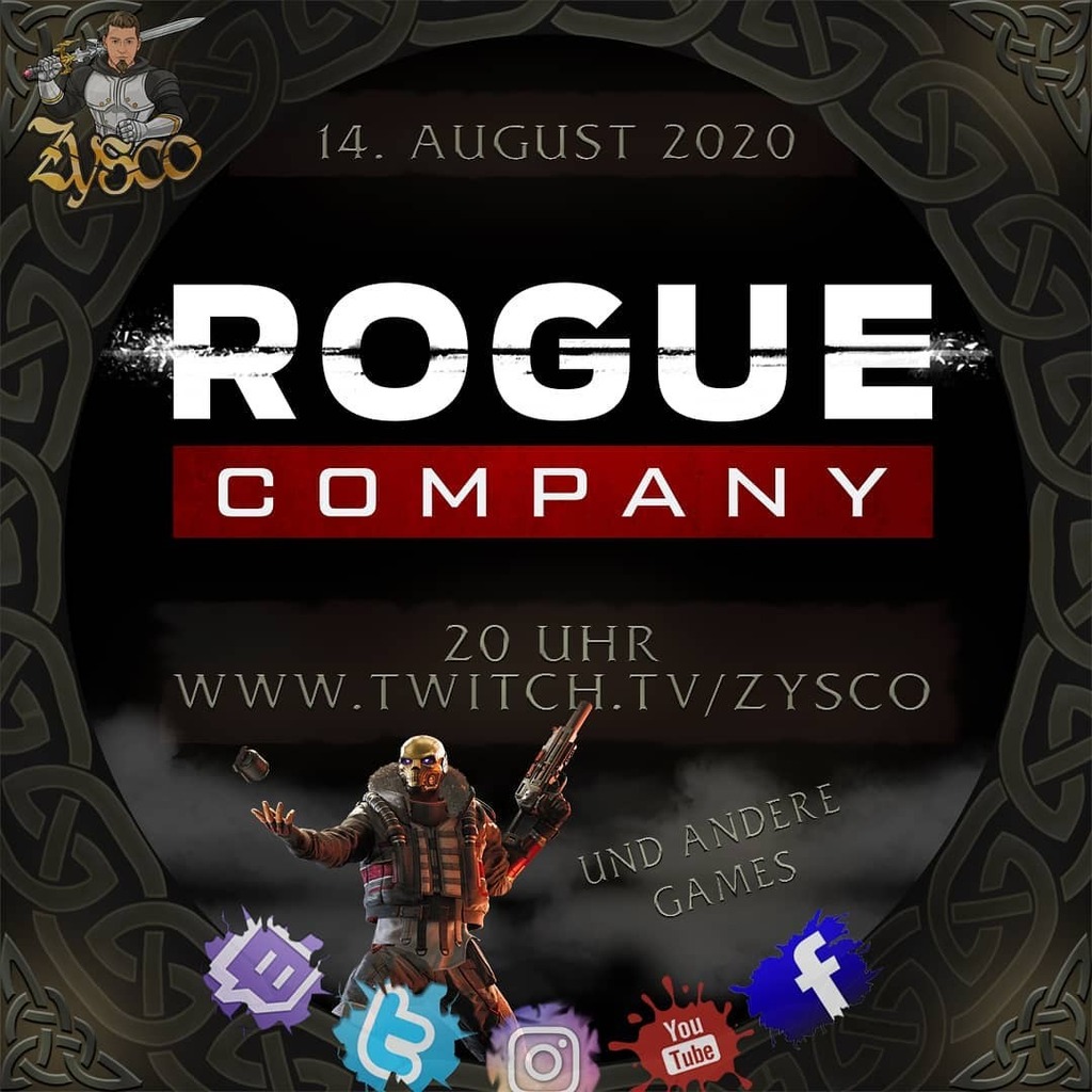 sco_zy's tweet image. Heut Abend schauen wir uns mal den neuen #spielmodus an. Bin gespannt was #roguecompanygame jetzt kann 👁️👁️
:
Evtl. #zocken wir auch noch etwas anderes. Vielleicht mal wieder #needforspeed oder so.
:
Also wir sehen uns um 20 Uhr auf #twitch. Den link fin… instagr.am/p/CD3xYYJIIIg/