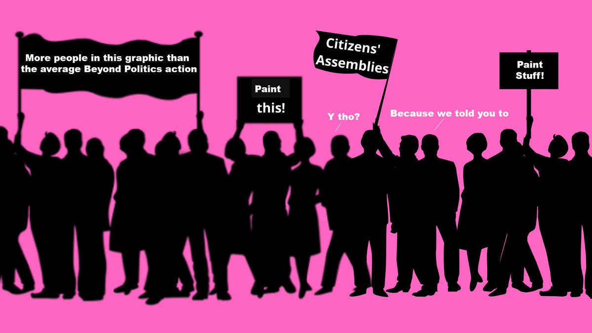 BespokeParody's tweet photo. Thinking the political system is a total mess?
Why on earth would we need another party?
Maybe it's not what you think...probably is though.
Join us to make that mess worse, and you can paint some stuff whilst you are at it!
#BeyondPolitics
#BeyondParody
#MorePaint https://t.co/ZrjTsoDCVr
