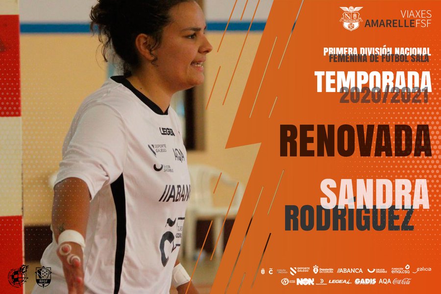 La portera lucense Sandra Rodríguez firma para iniciar su quinta temporada en el primer equipo del Viaxes Amarelle FSF