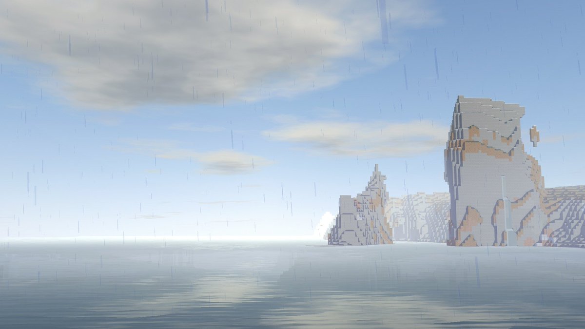 MaxJiJava's tweet image. Water effect without gaps.🌅
What a poor sheep (