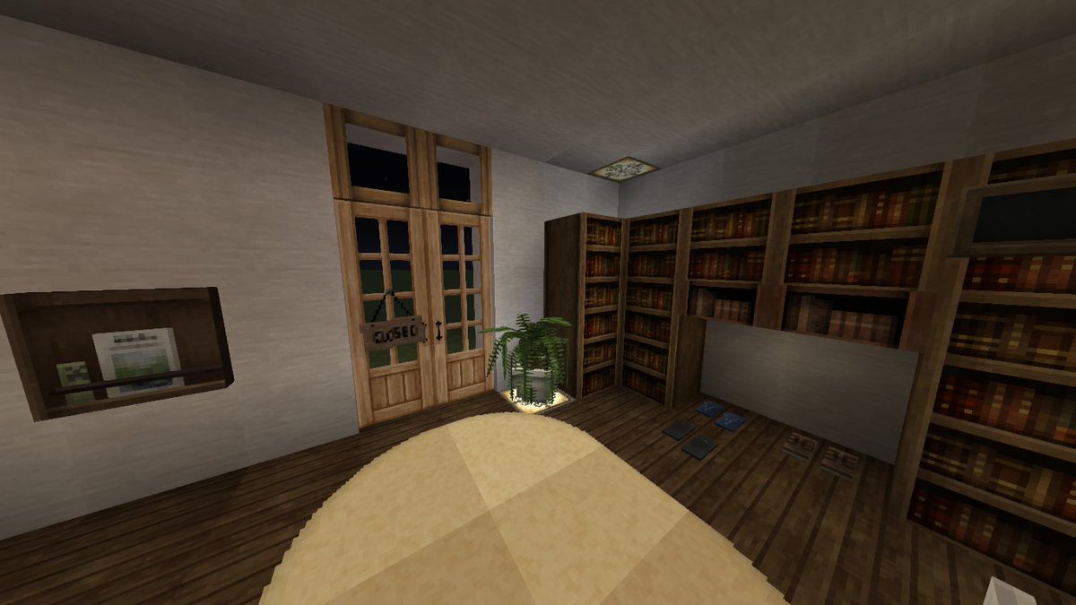 Vi Vian Minecraft Library Minecrfat Library Interior Design Tutorial Link T Co Hvqxvezykt T Co Fa1redlzao Minecraft Minecraftmemes Minecraft建築コミュ Minecraftbuilds Minecraftdesign Interiordesign Library