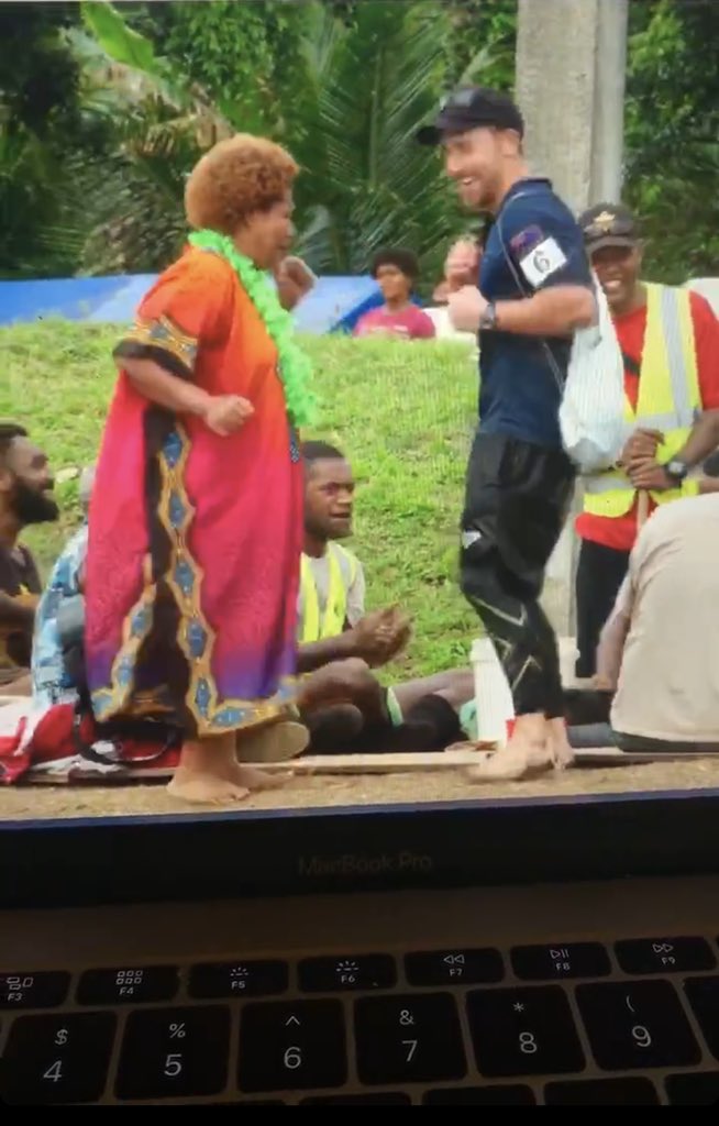 Has one bowl of Kava...  man I miss the locals of Fiji 😅 Has anyone met a friendlier, more welcoming group of people? 🇫🇯🍃 

<a href="/ToughRaceTV/">World's Toughest Race</a> with <a href="/BearGrylls/">Bear Grylls OBE</a> #WorldsToughestRace 

Thanks for sending through @MindyCasting 😂
