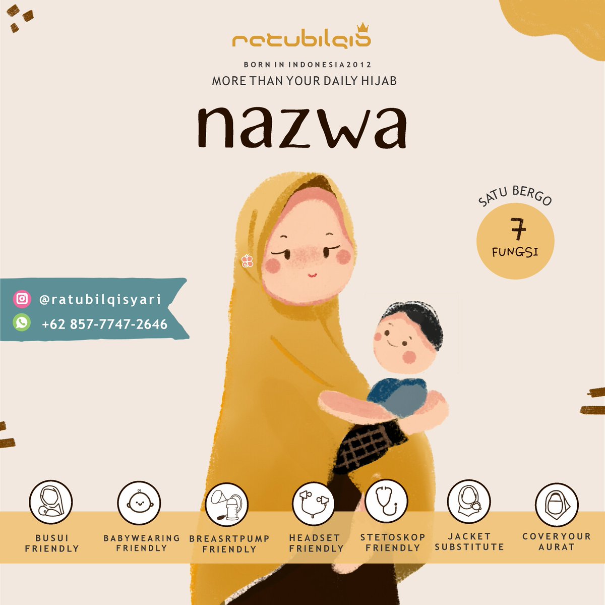 ratusaskia's tweet photo. ini nih fungsi dari BERGO NAZWA ♥️♥️ https://t.co/OpHJzaKcKw
