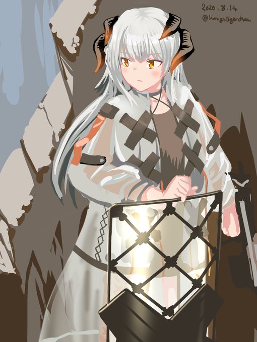 さりあ 
#アークナイツ版深夜の真剣お絵かき60分一本勝負 