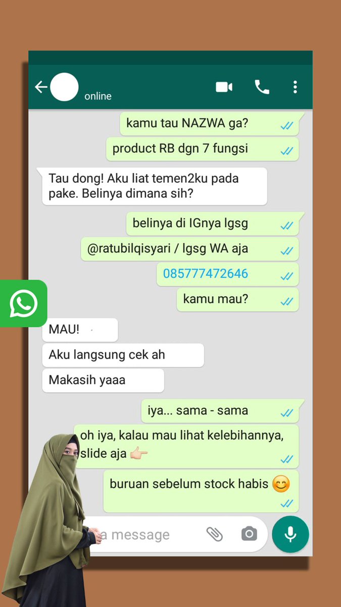 ini nih fungsi dari BERGO NAZWA ♥️♥️