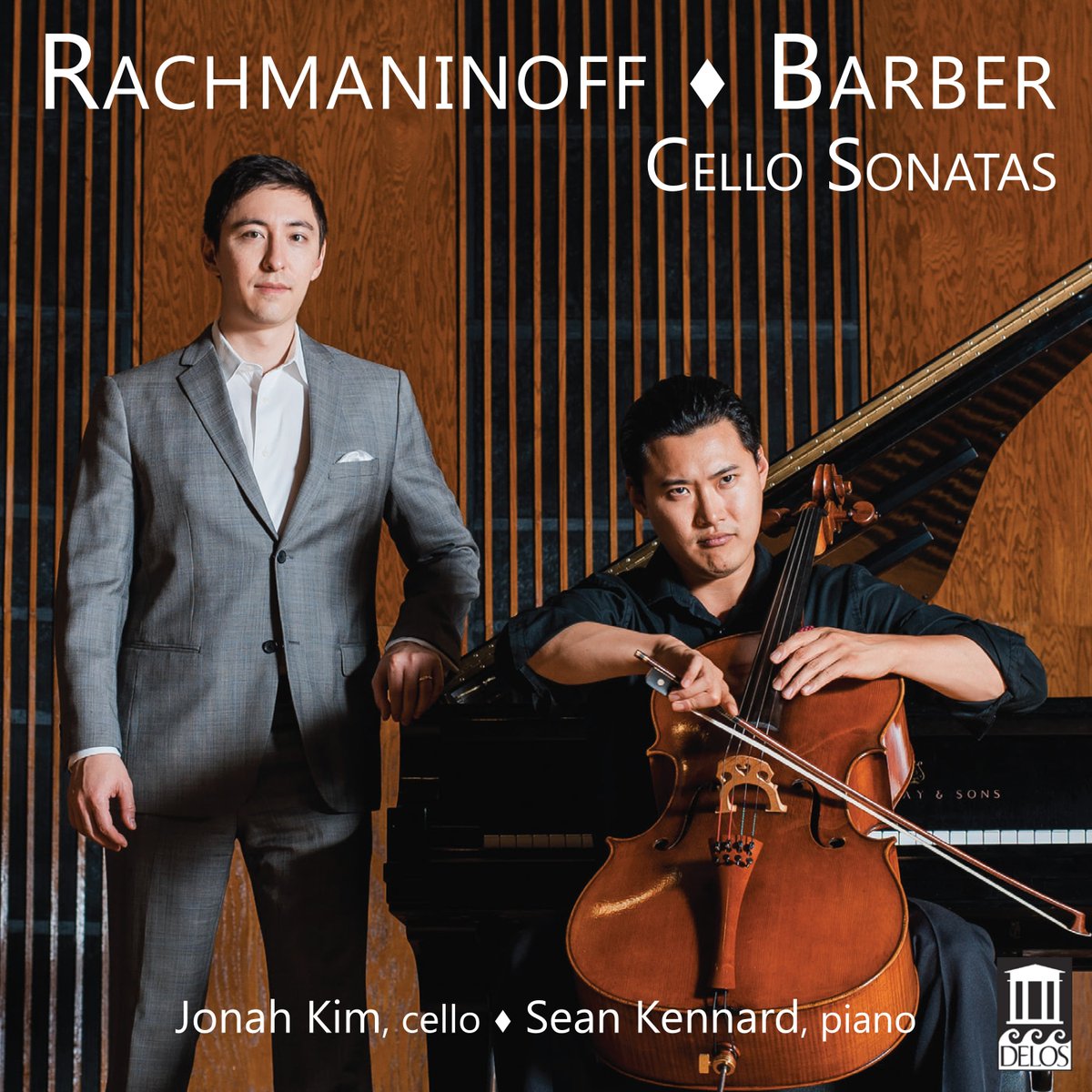 OUT WORLDWIDE TODAY: <a href="/cellojonah/">Jonah Kim</a> and Sean Kennard present #Rachmaninoff &amp; #Barber Cello Sonatas! Get it now at delosmusic.com or via <a href="/arkivmusic/">ArkivMusic</a> <a href="/Spotify/">Spotify</a> <a href="/AppleMusic/">Apple Music</a> <a href="/amazon/">Amazon</a> <a href="/qobuz/">Qobuz</a> <a href="/idagio_official/">IDAGIO</a> <a href="/primephonic/">PrimePhonicDragoon 🍇 🚢</a> <a href="/HIGHRESAUDIO/">HIGHRESAUDIO</a> and more: smarturl.it/kimkennardrach…