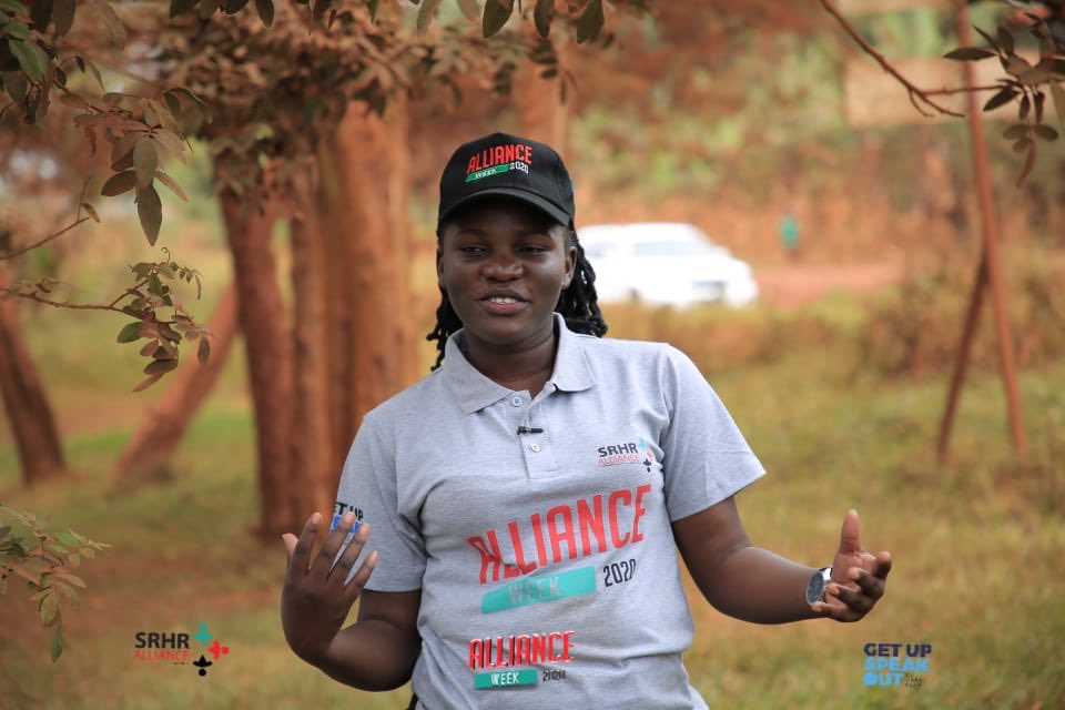 reachahand's tweet photo. Our Program Assistant, @aanyufrances95 has applauded the +ve impact the #GetUpSpeakOut (GUSO) project to address young people’s SRHR issues. She says the GUSO model needs to be expanded across the country to reach more people and communities. #AllianceWeek2020 https://t.co/wnORtPNEVf