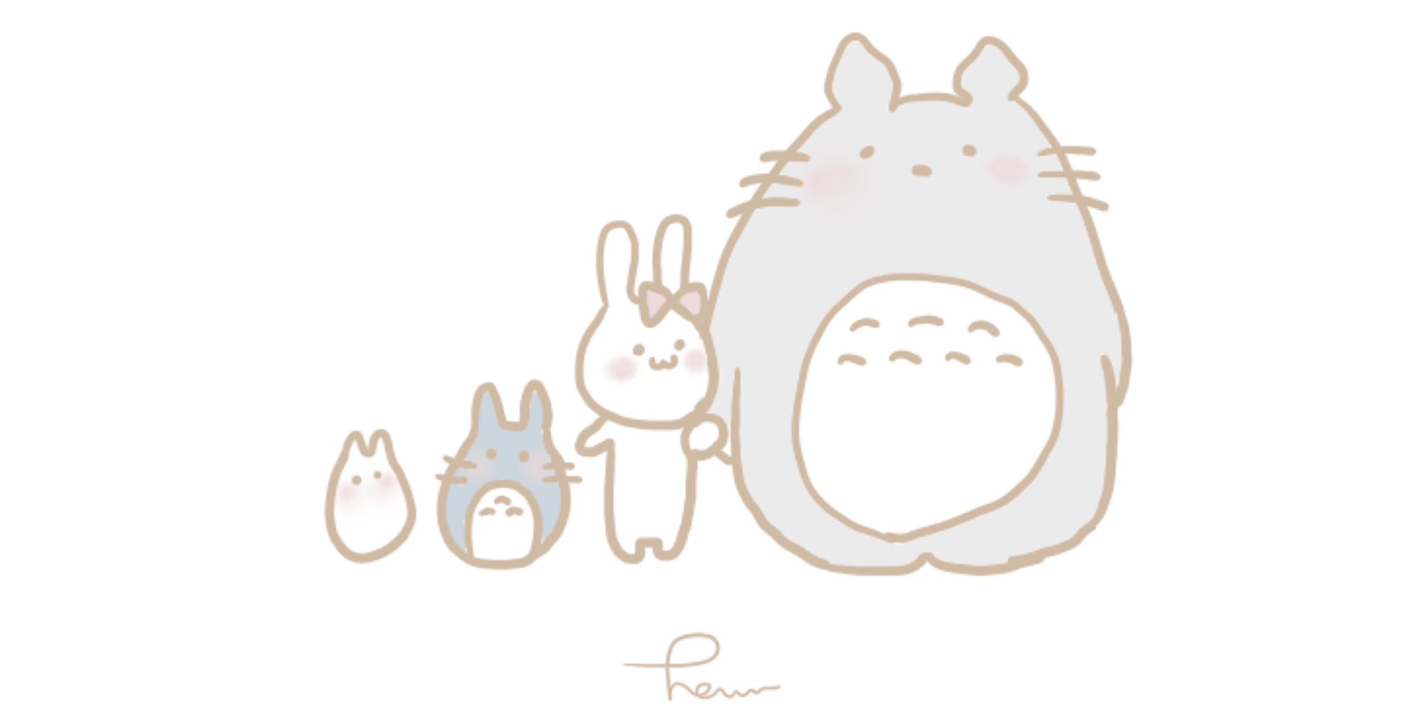 ゆるふわうさぽん Twitterren きょうの金曜ロードショー 何度見てもほっこりするね イラスト好きと繋がりたい イラスト となりの トトロ トトロ ゆるふわうさぽん T Co Un4bs0yore Twitter