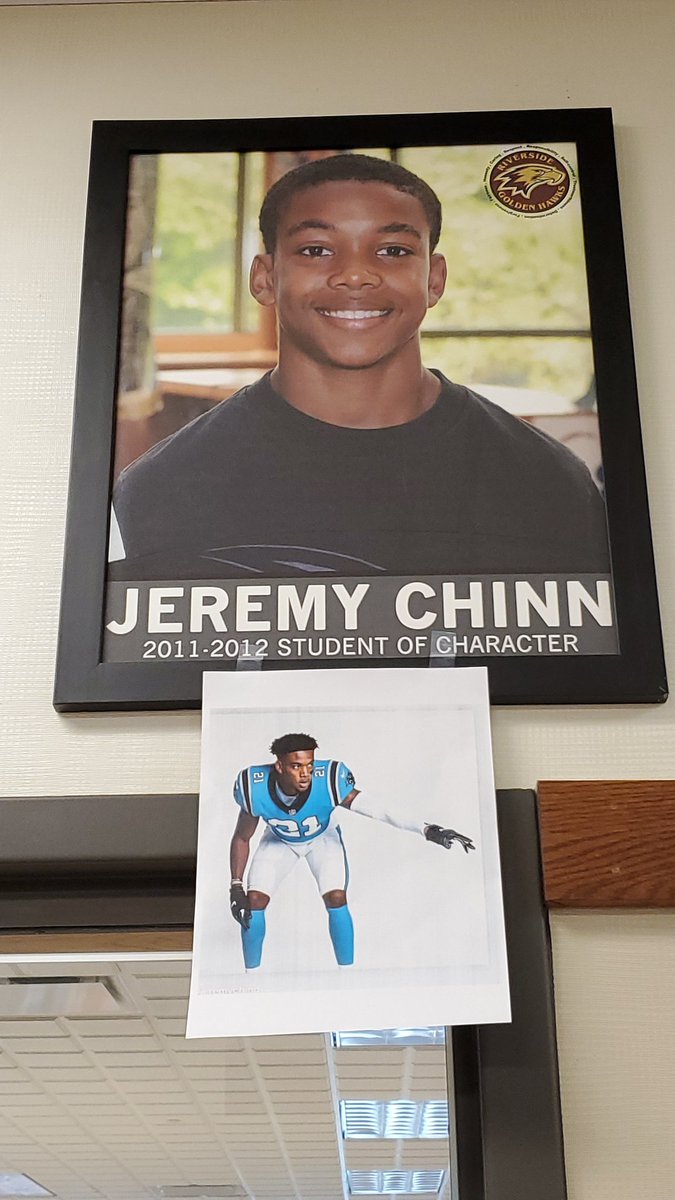 Way back, when @ChinnJeremy2 was recognized for outstanding character before he was a <a href="/Panthers/">Carolina Panthers</a> What a great human being! Can't wait to see him in the <a href="/NFL/">NFL</a>