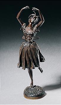 The sculptor Jean-Auguste Barre created a figurine of Livry in this role in bronze and bisque versions.