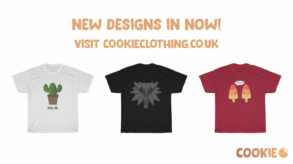 We've just added some new designs to our website! If you're interested take a look at cookieclothing.co.uk