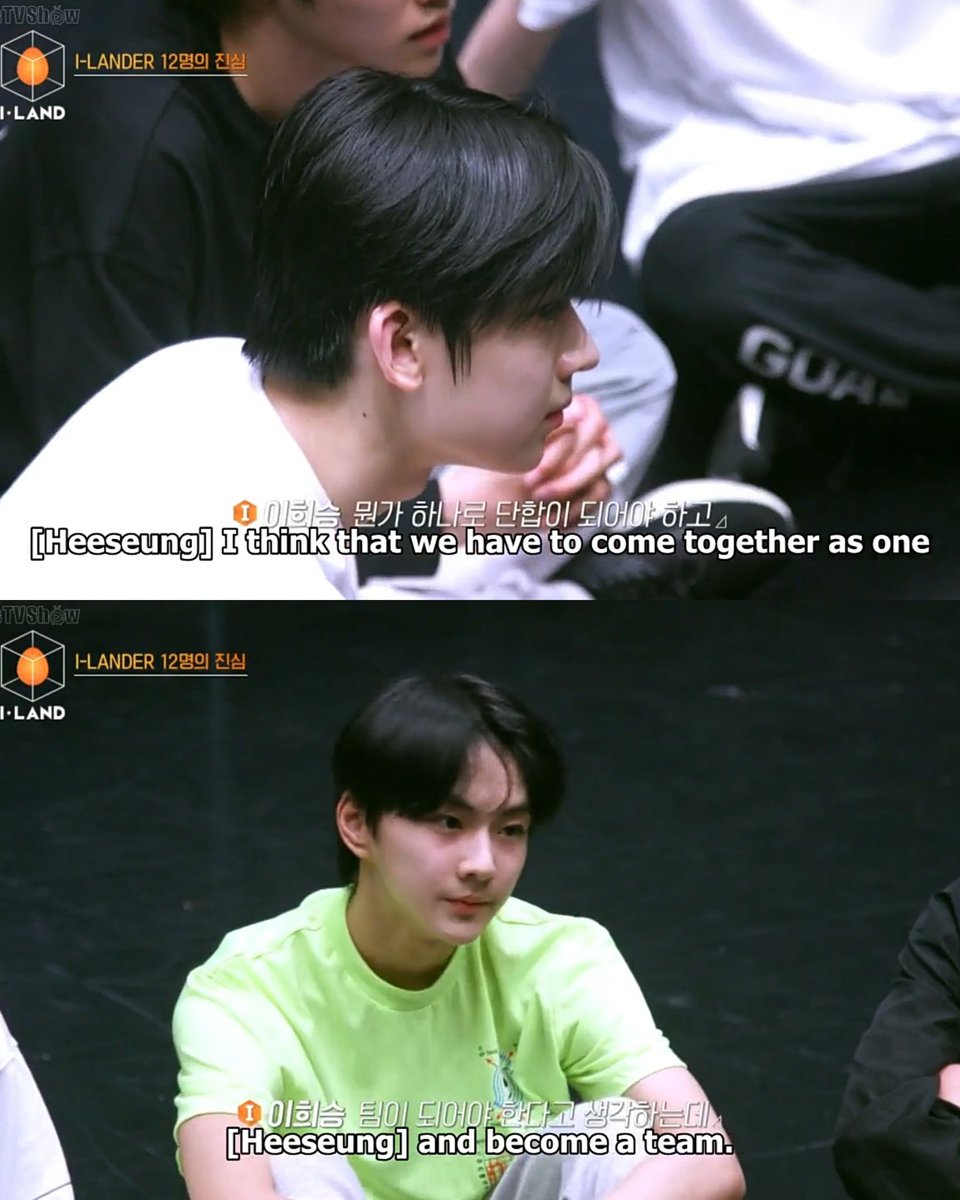 Heeseung's inherently empathetic. He put himself in the shoes of the new ILANDers and asked them to be more expressive. He believes it's better to fix the demerits rather than concentrating only on the merits.  #HEESEUNG  #HEESEUNG_ILAND