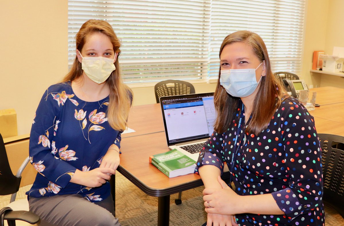 UNCGeriatrics's tweet image. #WorldMaskWeek is a global movement to rally around wearing masks. Thanks, #UNC students, for wearing your masks around town as well as on campus. Here are our wonderful #Geriatrics #EmergencyMedicine Fellows, Drs Katie Selman &amp;amp; Christine Binkley, all masked up! @PandemicAction