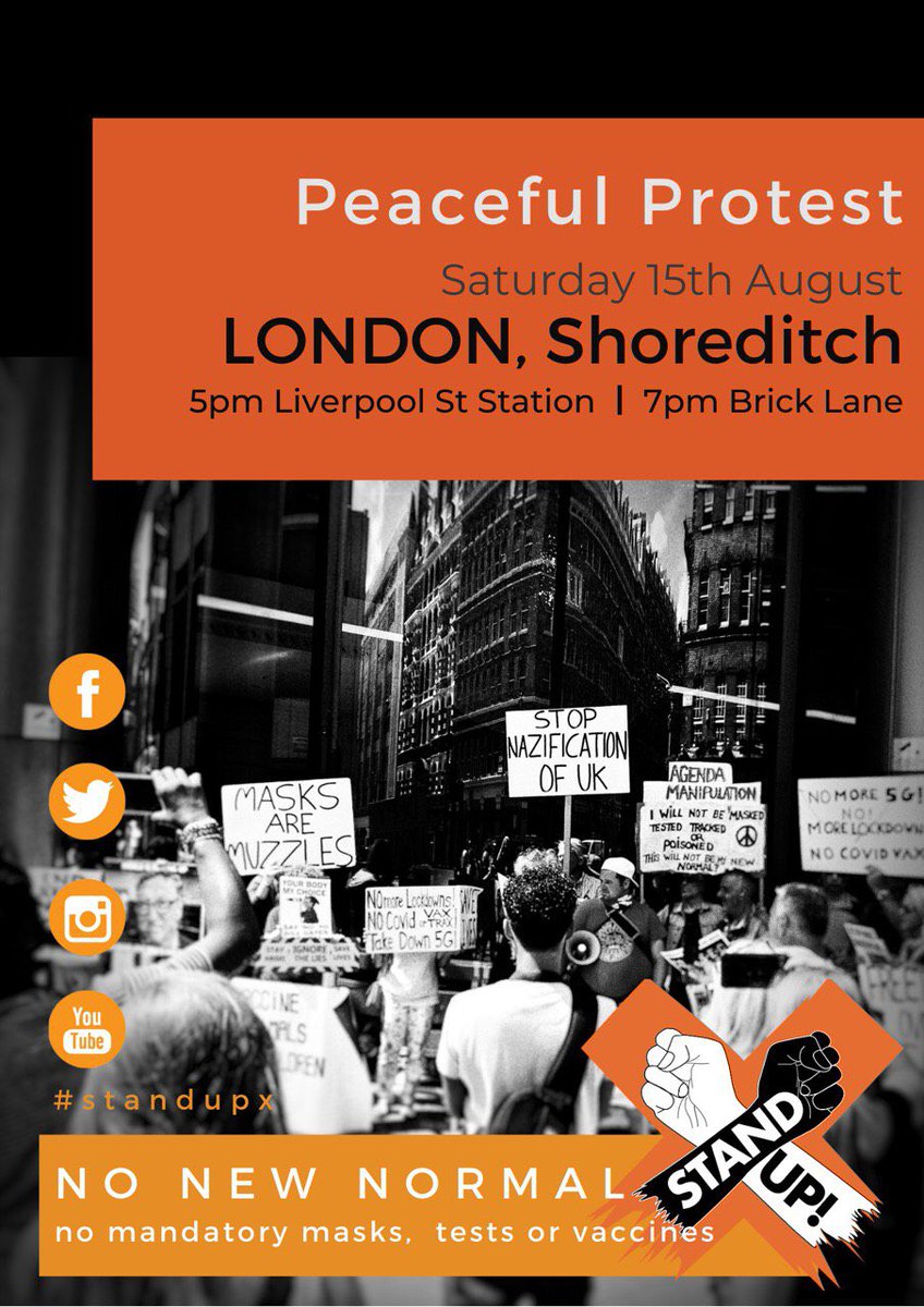 WHO’S JOINING US TOMORROW IN SHOREDITCH, BIRMINGHAM, HULL, BOURNEMOUTH AND SHEFFIELD. WE ARE AGAINST LOCKDOWNS - WE DO NOT CONSENT  #protests  #londonprotest  #Birmingham  #sheffield  #Bournemouth  #hull  #awake  #masks  #NoMasks  #BorisHasFailedTheUK  #CORRUPTION  #Covid_19  #HumanRights