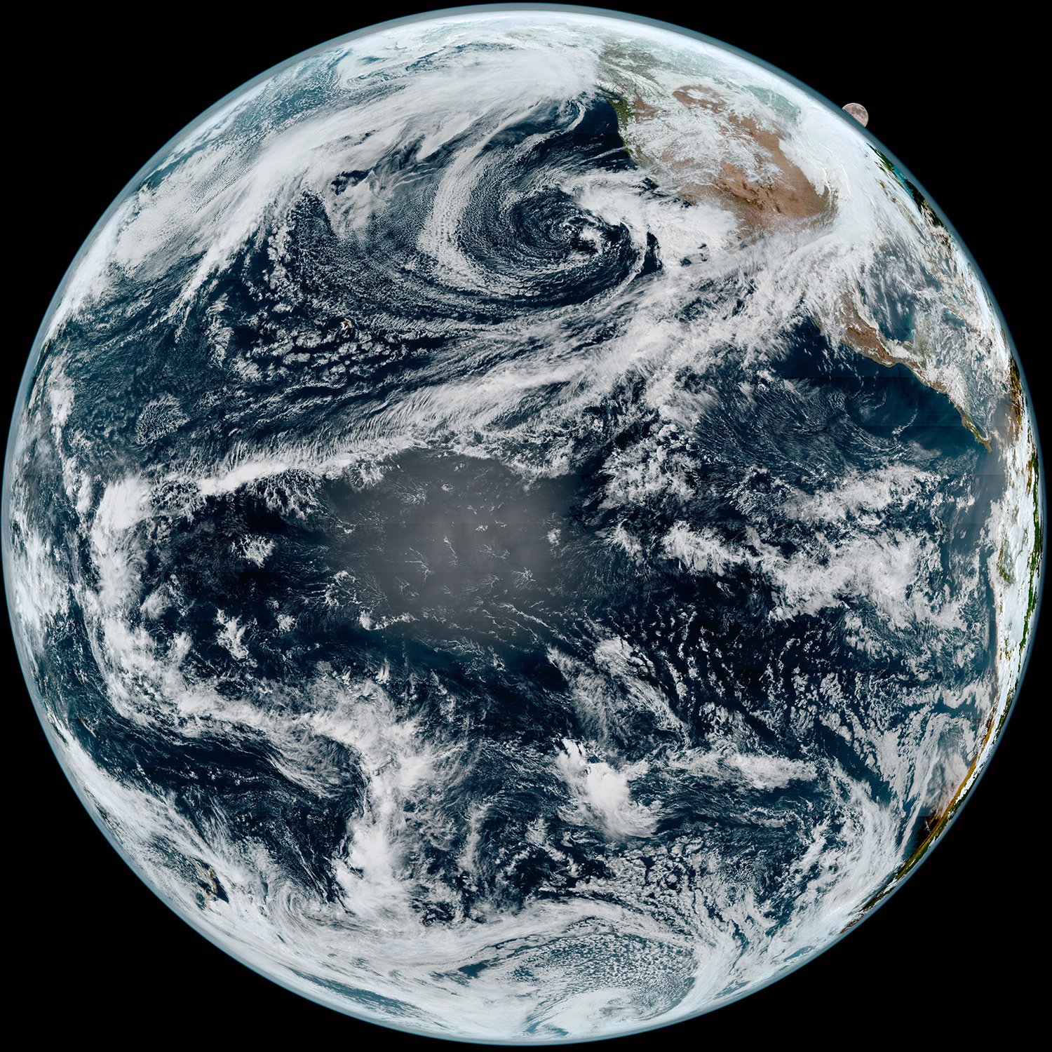 Satellite Picture Of Earth 2020 Noaa Satellites On Twitter: "Like The Famous "Earthrise" Photo Taken From  The #Moon, This Image, Captured By @Noaa's #Goeswest 🛰️On March 6, 2020,  Shows The Moon Rising Over The Earth. Can You