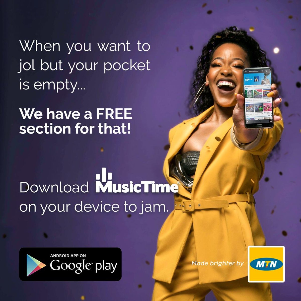 Dj_Siyesta's tweet image. Download &amp;amp; Register on @MTNza Music Time App &amp;amp; Stream your favorite songs for FREE!!

#WeGotU
#BozzaNetwork
#EverywhereYouStay

#BarcaBayern | #DinnerAtSomizis