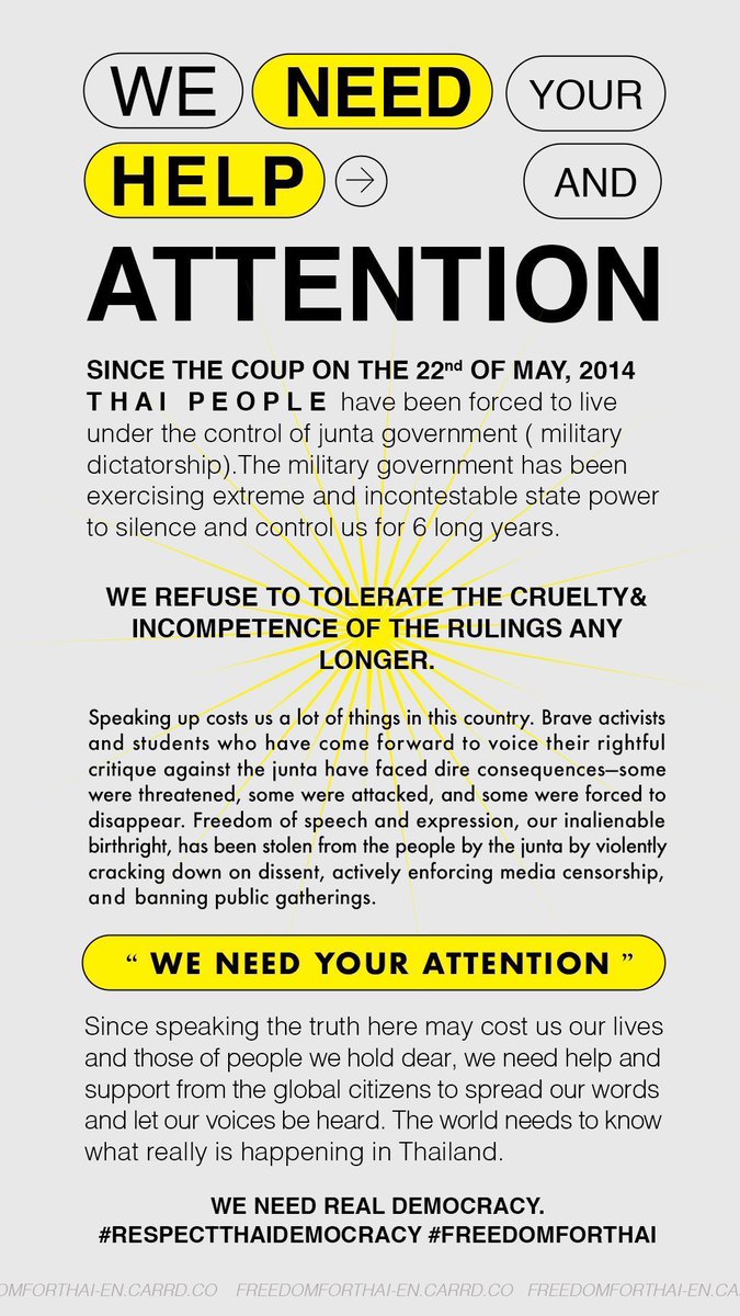 0093th's tweet photo. @cnnbrk Hi, I'm​ from​ Thailand​ and​ Pls​ share​ this We need your attention . Help us pls, we really need your help🥺🙏 #WhatHappensinThailand https://t.co/FiLMLOrdtI