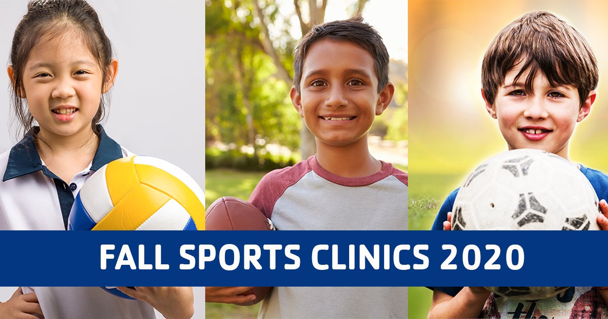 kfallsymca's tweet photo. Can't play your favorite sport this fall? Take advantage of this downtime and work on your game. We are offering sports clinics for volleyball,football, and soccer. Sign up today space is limited! https://t.co/h14LXRDamm https://t.co/Q8DnIGmXJl