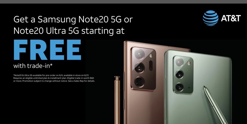 Yes you read it right‼️the new Samsung Note 20 ultra is available for pre-order right now and will be available in store 8/21. All you have to do is trade in a device that is worth $60 or more with a new unlimited plan. Come see us at 3606 Steelyard Dr, Cleveland Ohio 44109