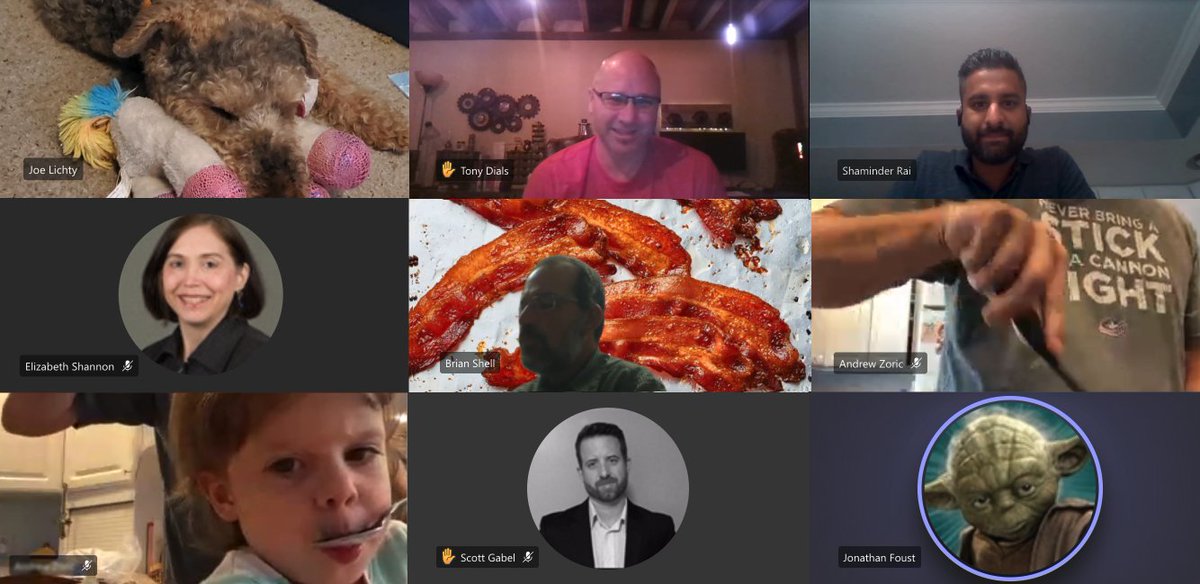 COVID may have altered the way we work, but we're not going to let it impact our best place to work culture. "ComResource Breakfast Club" was launched this morning to promote collaboration beyond the scope of work. Great conversation - all around our breakfast tables! 
#friyay