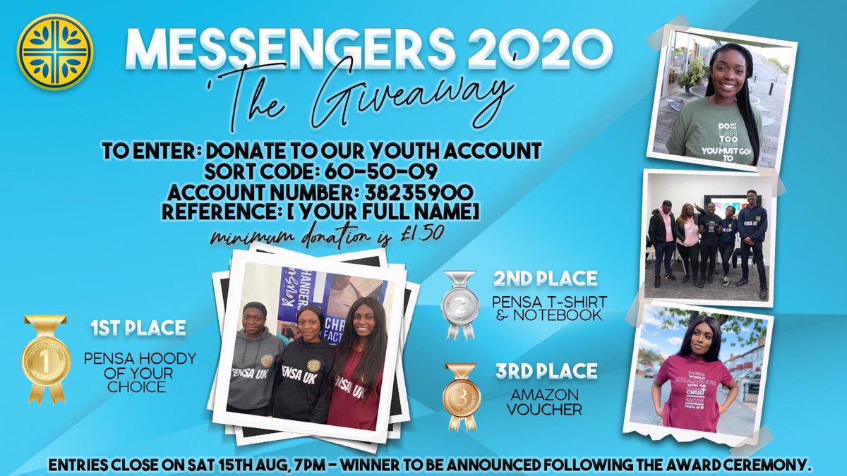 You heard right The PENSA merchandise giveaway is taking place this Saturday and we are excited to give you a chance to win some merchandise. Thank you for supporting the ministry &amp; God bless you!
Please check the flyer for all the information.