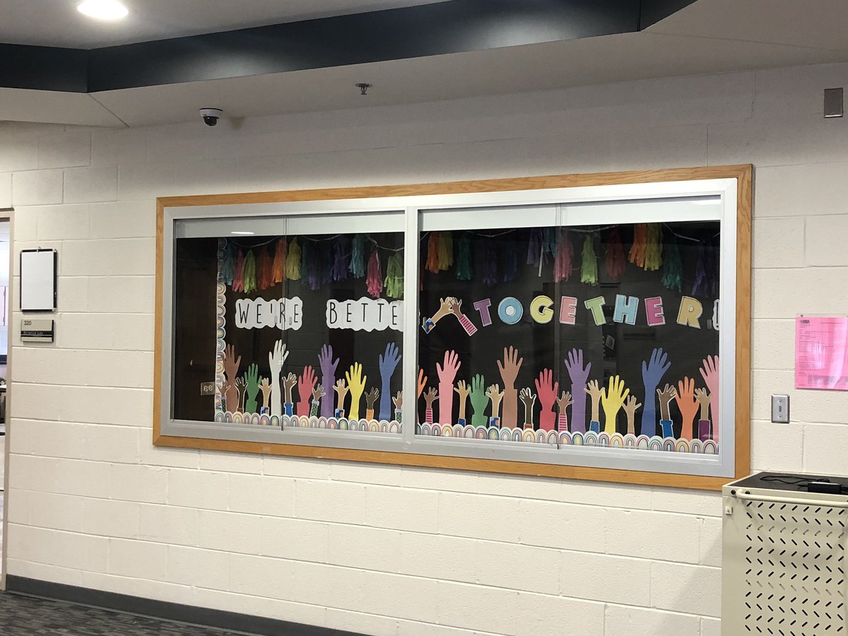 Another new bulletin board! Excited to all come together on Monday! #BetterTogether #sd113a #OQFamily