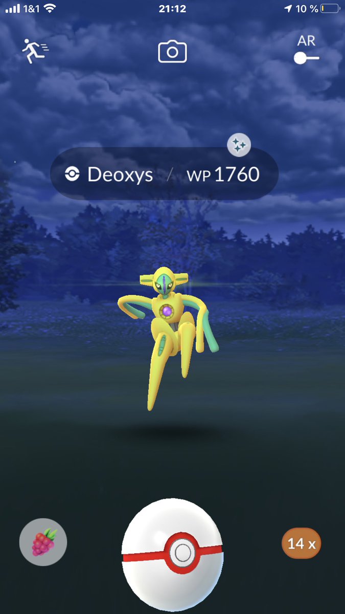 _acidannie's tweet photo. OH MY GOD LAST RAID THIS EVENT 🤩🤩🤩💪🏻😍😍 #PokemonGO #enigmaweek #shinydeoxys #cantbelieve https://t.co/9m7FR1BFYY