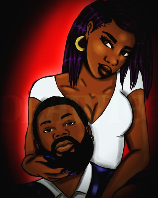 Made this yesterday 

#supportblackart #blackartist #drawingwhileblack #drawing #digitalillustration #blackartwork #art #ibispaintx #blackart #blacklove #couplesart
#melanin #commissions #blackartmatters