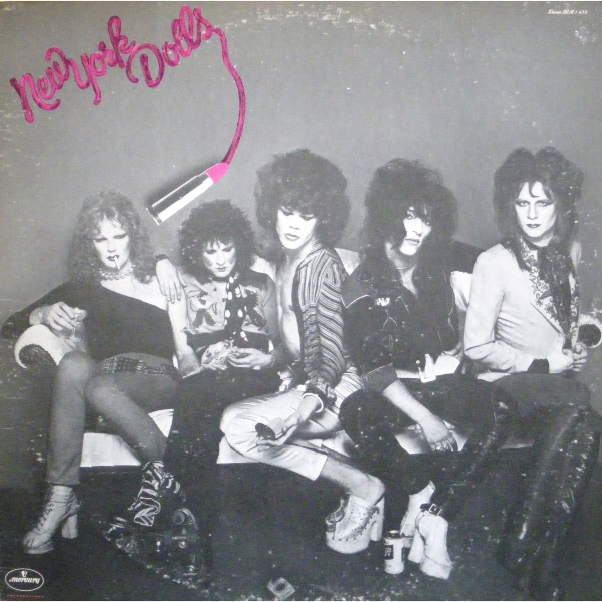 The Art of Album Covers .Outtakes from the photoshoot for the New York Dolls debut album cover, released by Mercury Records, 1973. Photos by Toshi Matsuo