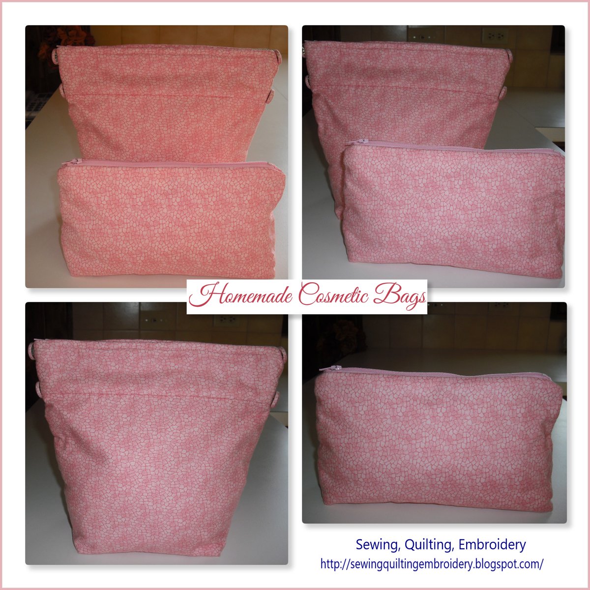 DataJobSP's tweet image. Homemade Cosmetic Bags sewingquiltingembroidery.blogspot.com/2020/08/homema…