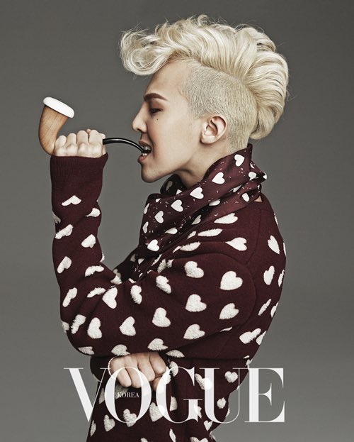 G-Dragon is also the first idol ever to cover VOGUE.