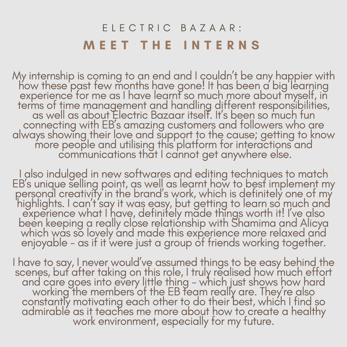 Electric Bazaar tweet media