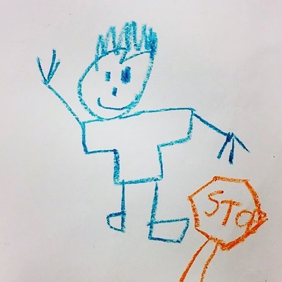 RI_Waves's tweet photo. I see you, do you see me? Spread the word about STOP, LOOK, and WAVE and keep streets safe for all users. Art by Thompson Middle Schooler #stoplookwave #dothewave 
https://t.co/9B11Bfz7xf https://t.co/vIQl7L40Ln