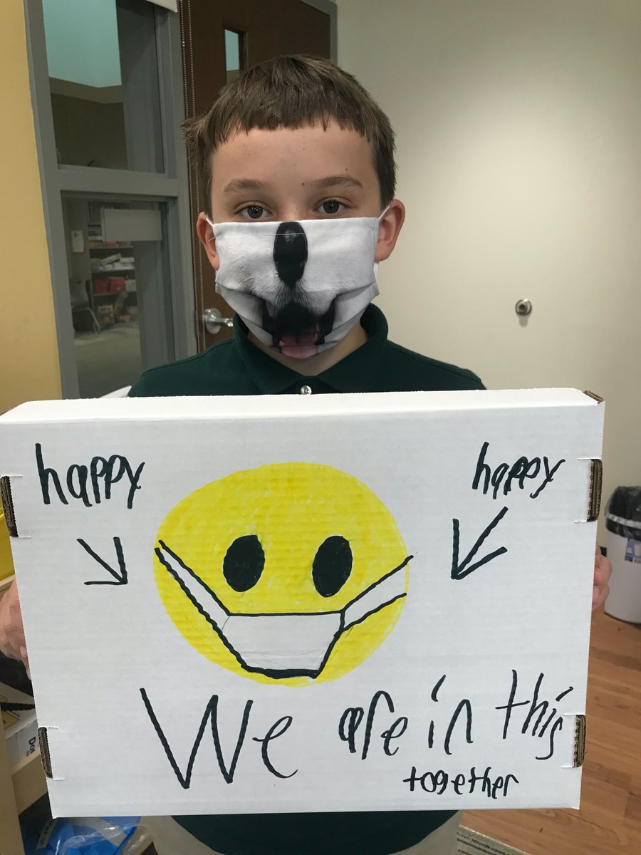 MillSpringsAcad's tweet photo. THANK YOU to our entire MSA community for your patience, understanding, and assistance this week! We are in this together! Behind all of our masks are huge, happy smiles as we end the first week of the 2020-2021 school year. #MustangStrong #successinschoolsuccessinlife https://t.co/VrCYx8fwcJ