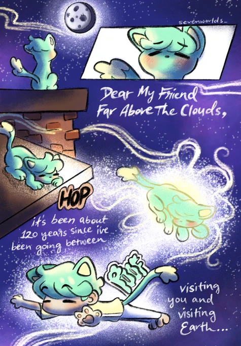 seven little worlds au: dear my friend ?? [Mint Meowngi's Introduction] 1/2 