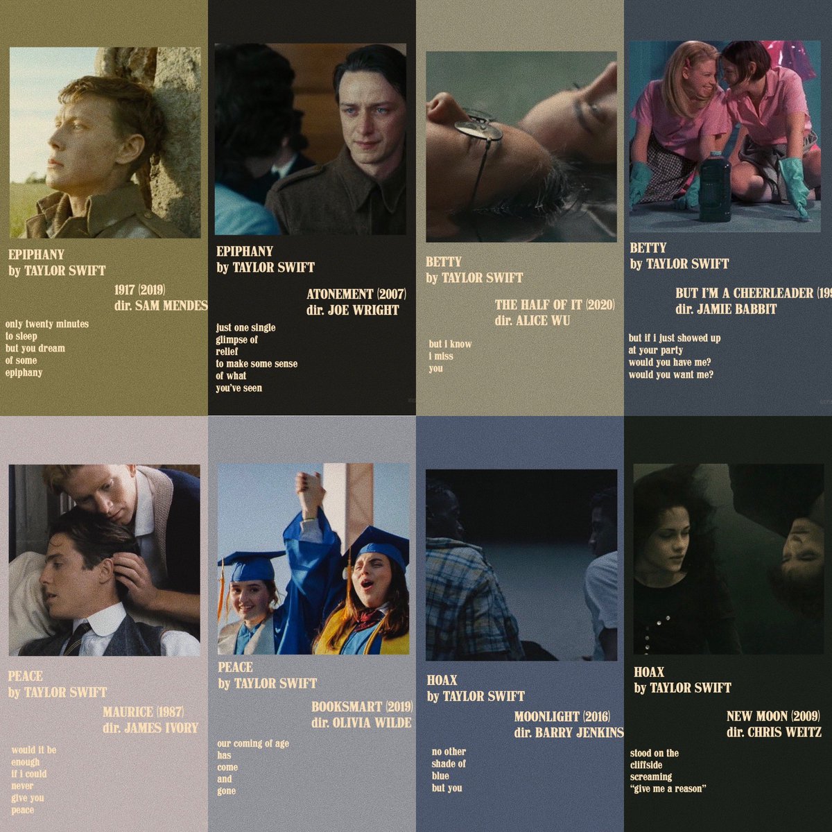 cruelsunmer's tweet image. folklore and movies