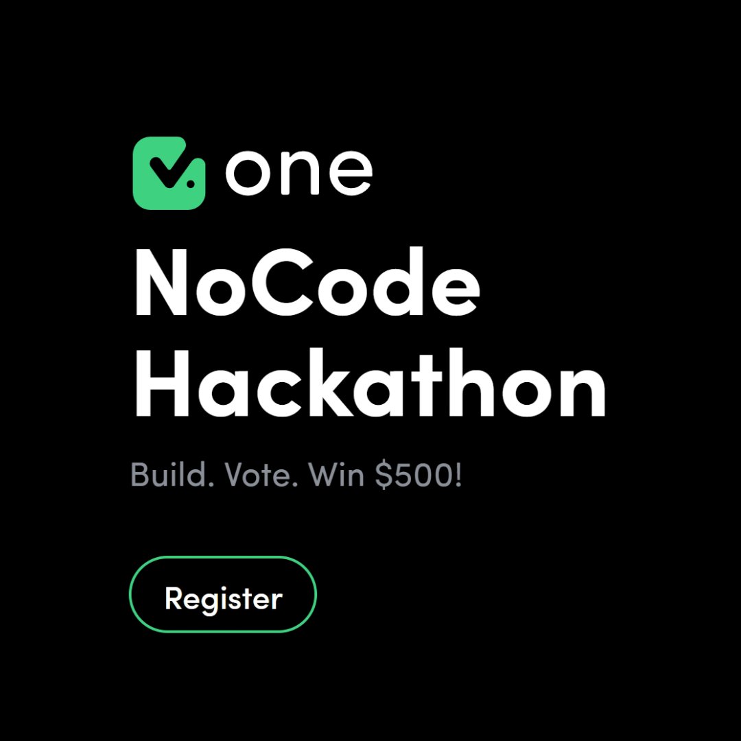 StartupGMU (@startupgmu) on Twitter photo Register for @yourvone #NoCodeHackathon on August 27th and get a chance to win $500. Apply on this link: yourvone.com/hackathon. 💡 
#StartupGMU #hackathon #MasonNation Register for @yourvone #NoCodeHackathon on August 27th and get a chance to win $500. Apply on this link: yourvone.com/hackathon. 💡 
#StartupGMU #hackathon #MasonNation