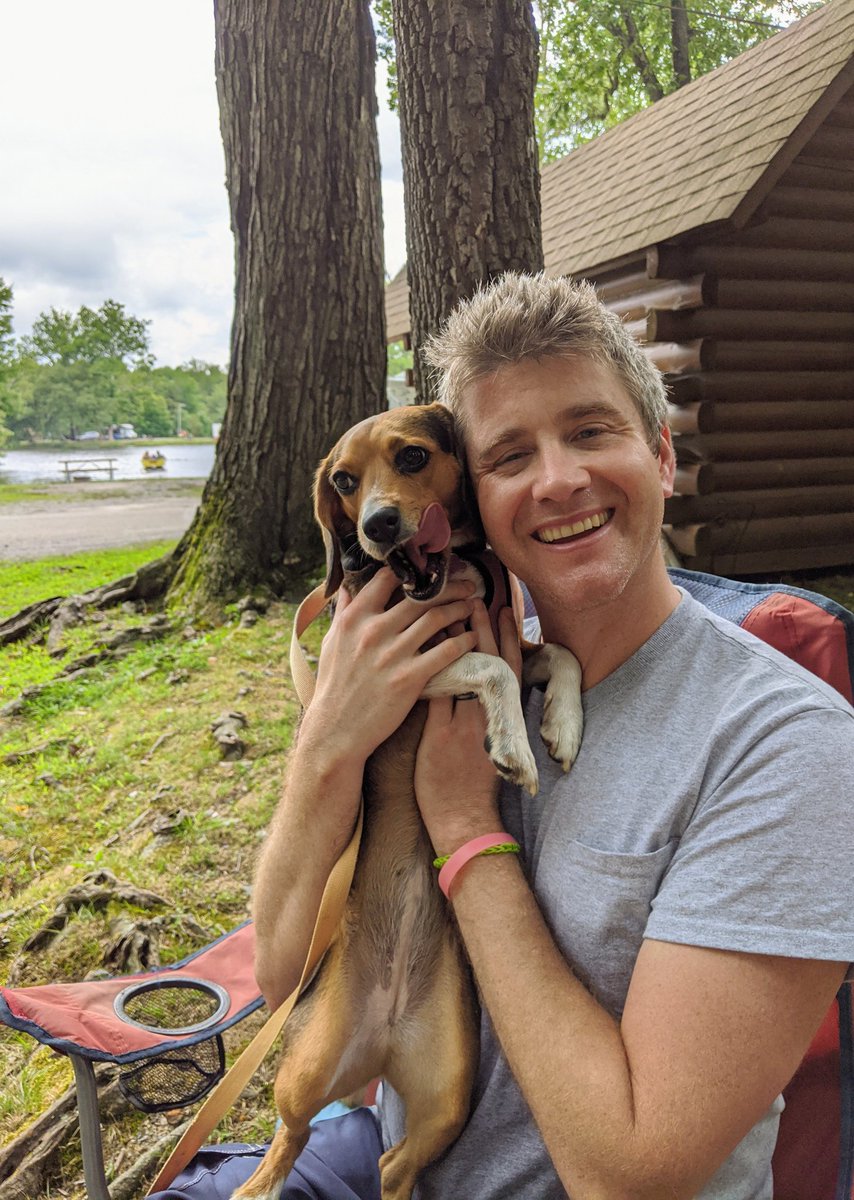 jankleinert's tweet photo. Cabin camping in Black Mountain with the family this weekend (kids not pictured because they're off exploring) 👨👩👧👧🐶 🏞️❤️ #RedHatRecharge https://t.co/lgBUF4lfX1