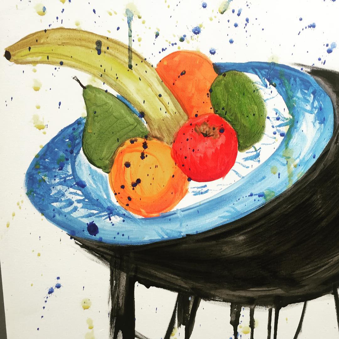 OoftaBop's tweet photo. 🧑‍🎨🎨 Adam Lambert Paints A Masterpiece #LambART Aug 2015 ZM w Fletch, Vaughan &amp; Megan, NZ
https://t.co/MZmSVbce6X
@adamlambert "strange fruit" my watercolor on canvas... Today's highlight... So far. I got carried away and went all POLLOCK at the end. Lol https://t.co/Wz44PhpSHc
