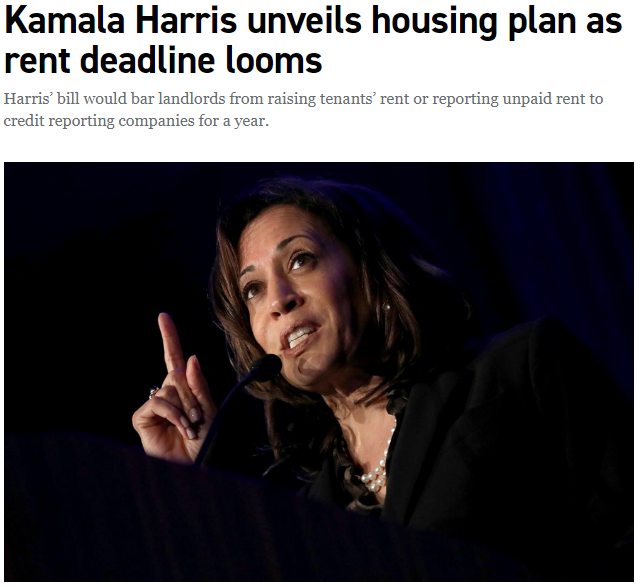I'm not Kamala Harris' biggest fan, but it is worth noting that she, like Mao, does have a radical housing plan in a time of crisis. Maybe they could have seen eye-to-eye on that.