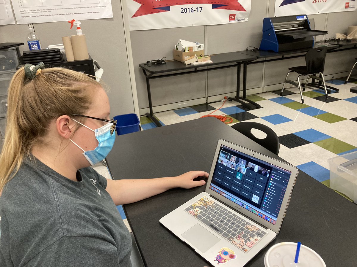 tonydonen's tweet image. Friday focus: fall semester @STEMcha students who are not in person... HCS@Home virtual students. ~80 students &amp;amp; teacher who will spend fall learning/teaching from afar. Started day with drive thru to pick up tech/materials, afternoon full of zoom connections. #settingthestage