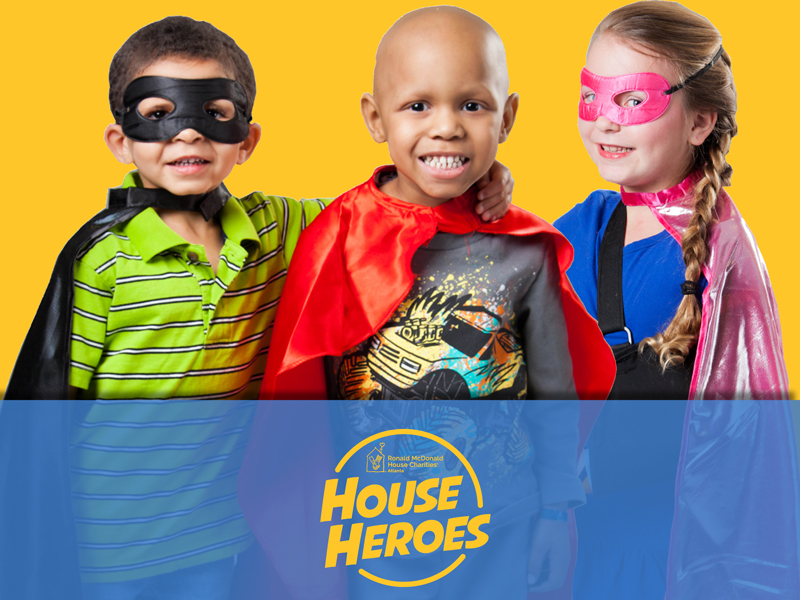 Masks not required! Become one of our House Heroes. It's as easy as committing to a monthly donation and helping change children’s and their family's lives. Become one at bit.ly/2XLfSeq #HouseHeroes #InThisTogether #KeepingFamiliesClose