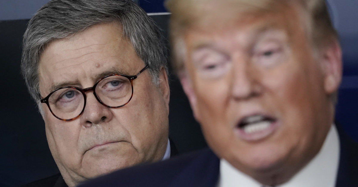 Bill Barr, as attorney general, is pursuing his dream project of using the rule of law to shape American society via extreme Christian doctrine and turning "justice" into a malleable force that can serve the powerful while oppressing the "other."24/