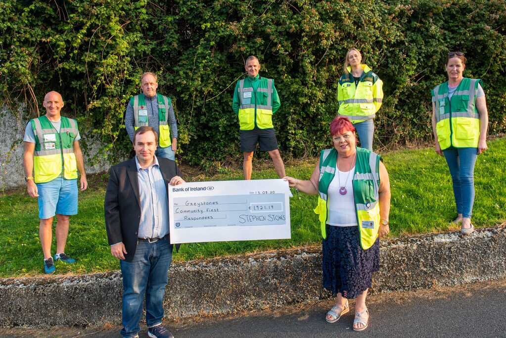 A huge thank you to <a href="/StephenStokes1/">Stephen Stokes</a> for raising €1,921.19 for our group when he walked the Wicklow Way. The money will be used to maintain and upkeep the Defibs that we have installed around the town and purchase training equipment etc. Thanks again to everyone who donated 👍