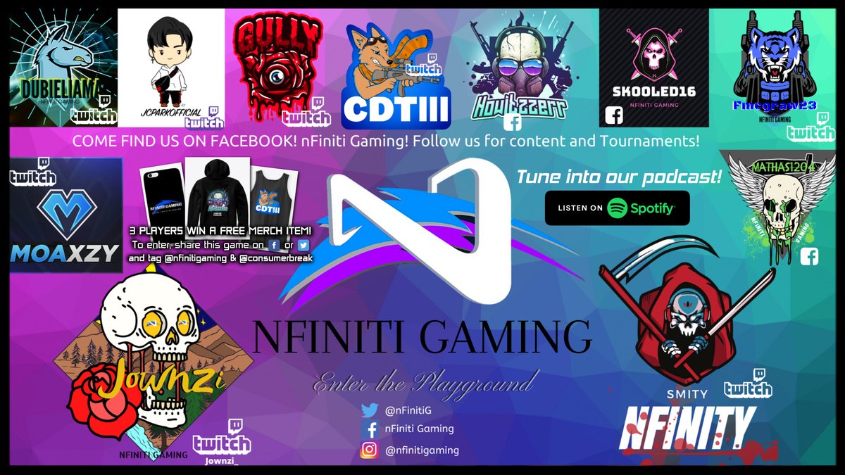 ConsumerBreak's tweet photo. New #contest by @NfinitiG... cash #prizes anyone? Get us to 500 plays!
💎DIAMOND - TOP 50 WIN $3
🥇GOLD - TOP 40 WIN $3
🥈SILVER - TOP 50 WIN $2
🥉BRONZE - TOP 40 WIN $2
🏅GREEN - TOP 50 WIN $1
+ 1 player wins $100!
+ 30 V.I.P. Members win $5 each!
+ 3 game shares win merch! https://t.co/pKoy7nS90m