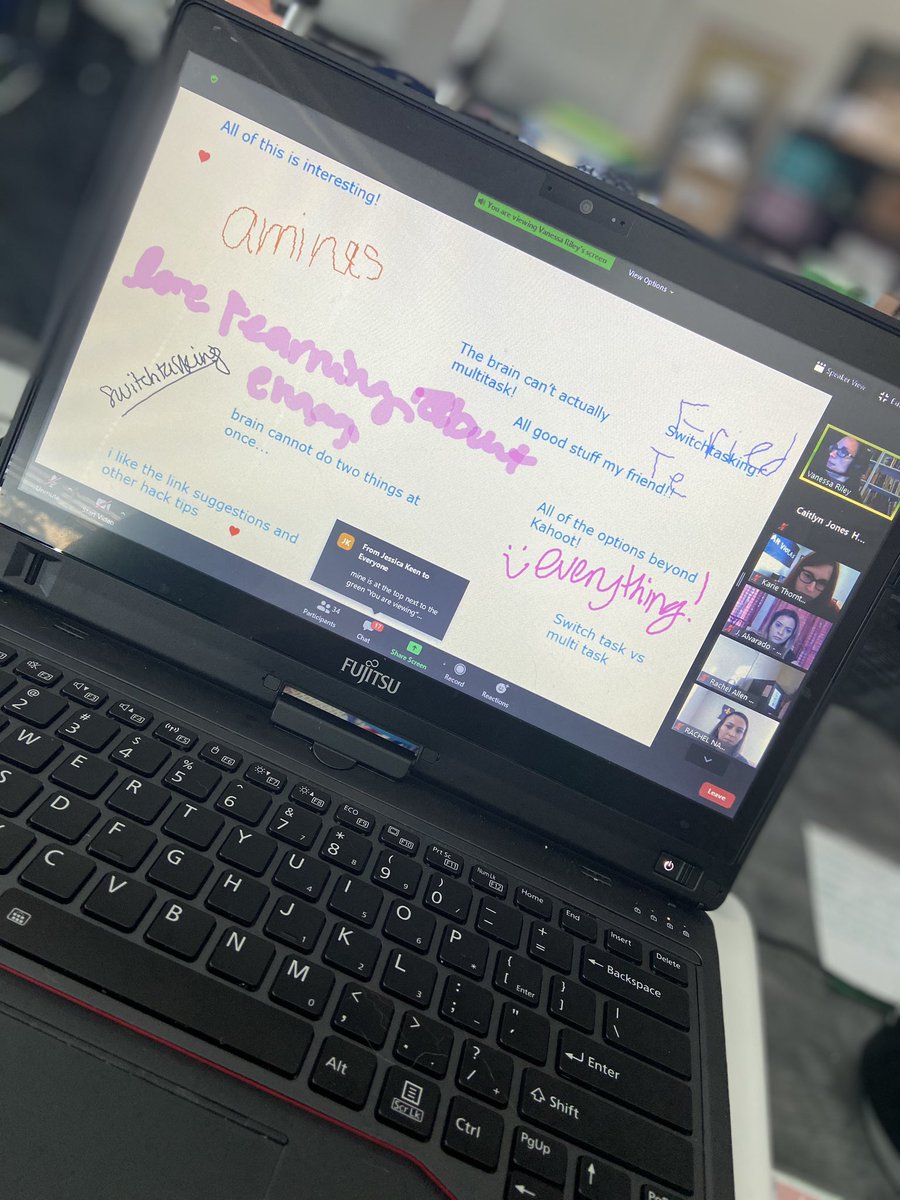 MrsJonesHofius's tweet photo. Vanessa Riley’s session on brain hacks/neuroplasticity and Digital Hacks is incredible!!! What a great presenter and presentation. #KleinRLS #HofiusHawks https://t.co/rIb7UqlGlB