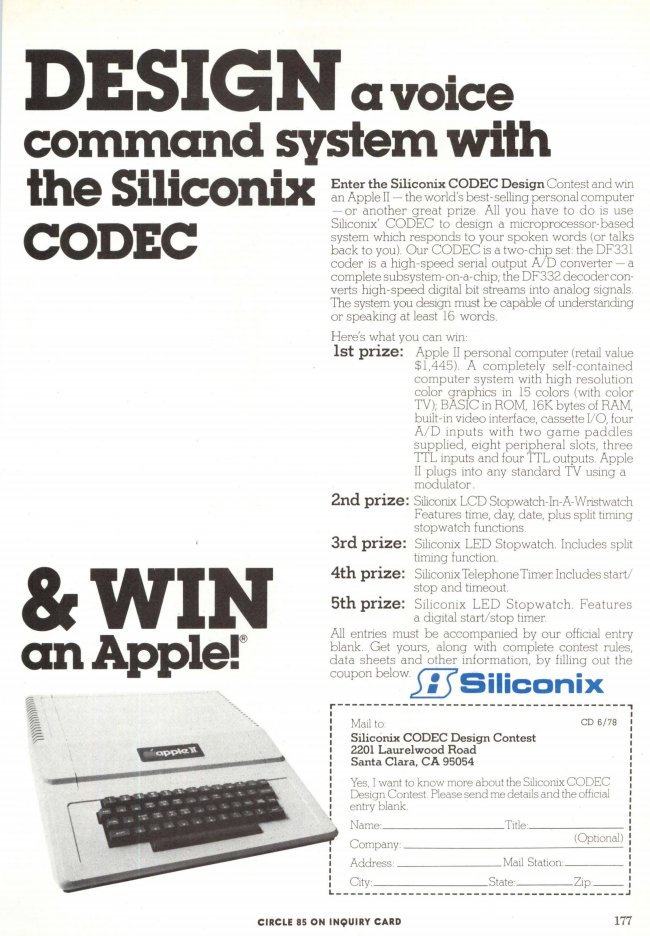 oh look a design contest where 1st prize is this new Apple computer thingie