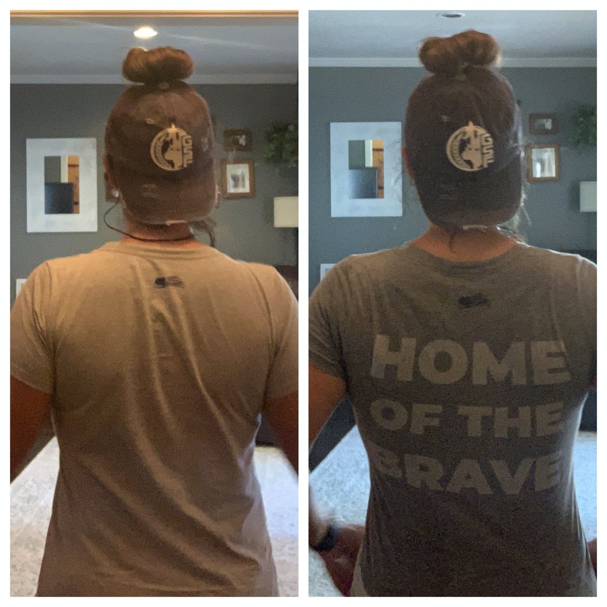 GlobalSOF's tweet photo. Testing out these new "sweat shirts" from Authentically American! Hard work activates "hidden" messages. Pretty cool, and hoping to have custom Global SOF ones for some events in #2021. @Auth_American #workhard https://t.co/YH9fI1fm4b